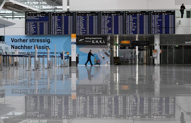 <p>The Franz Josef-Strauss airport in Munich on 26 March 2023</p>