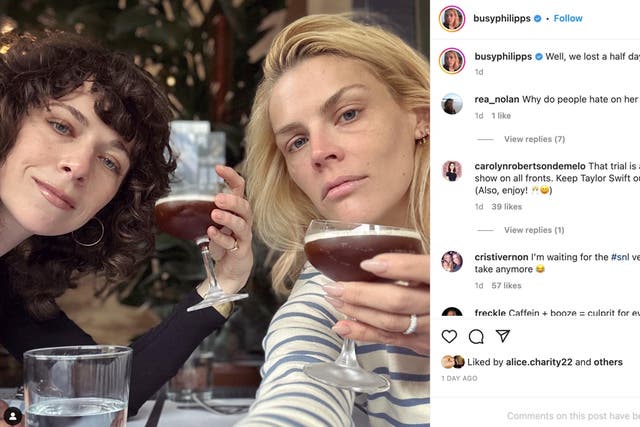 El actor subtituló su publicación de Instagram con la línea ahora infame