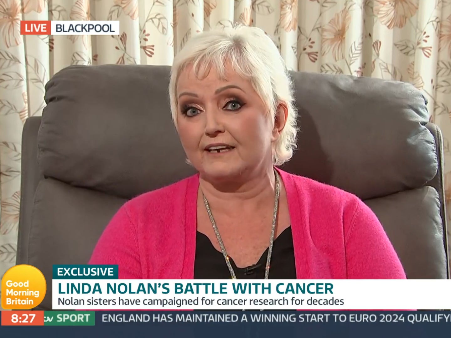 Linda Nolan shares a health update about her cancer, which has spread to her brain