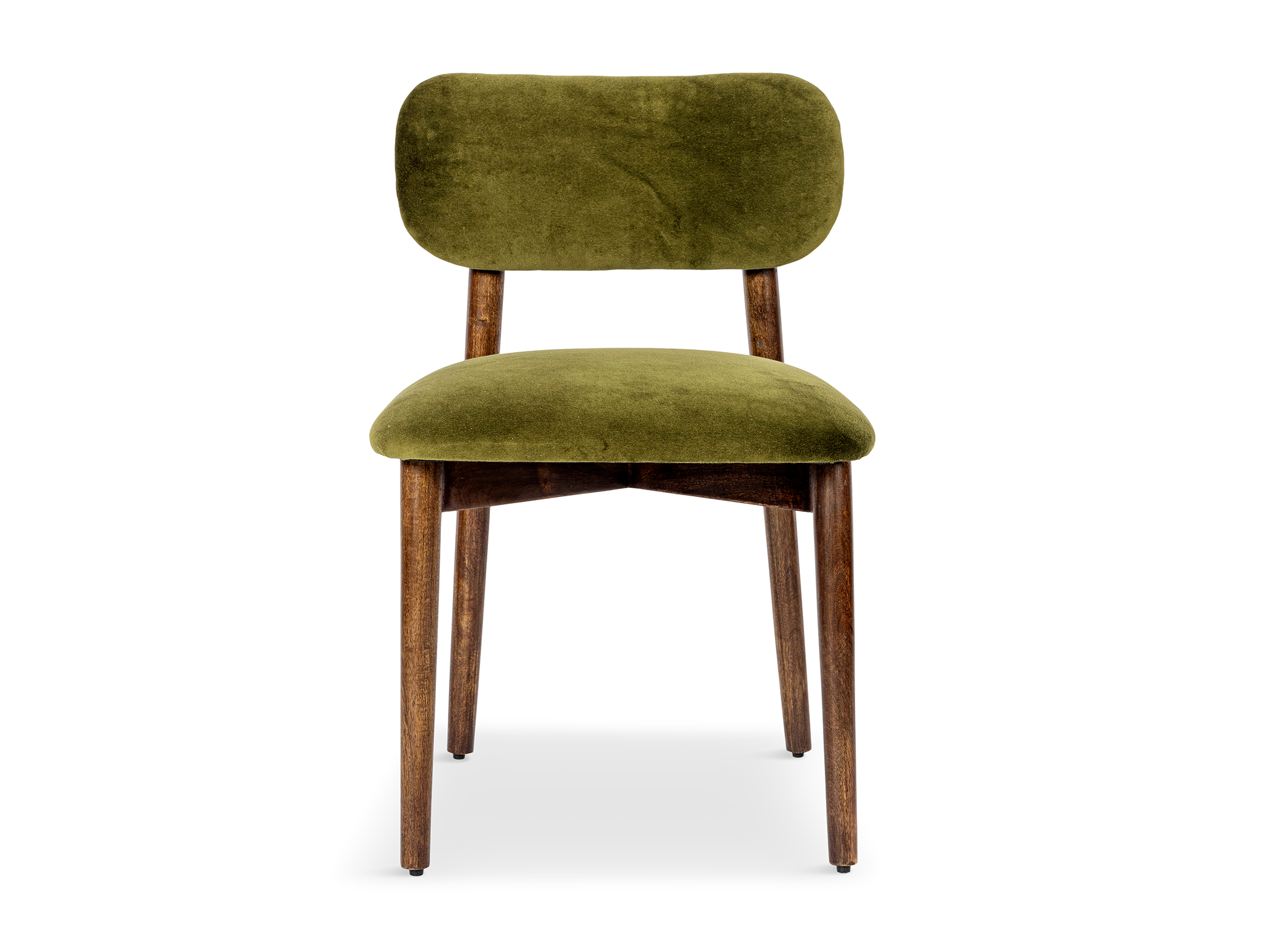 Atkin and Thyme Layla dining chair, deep green velve