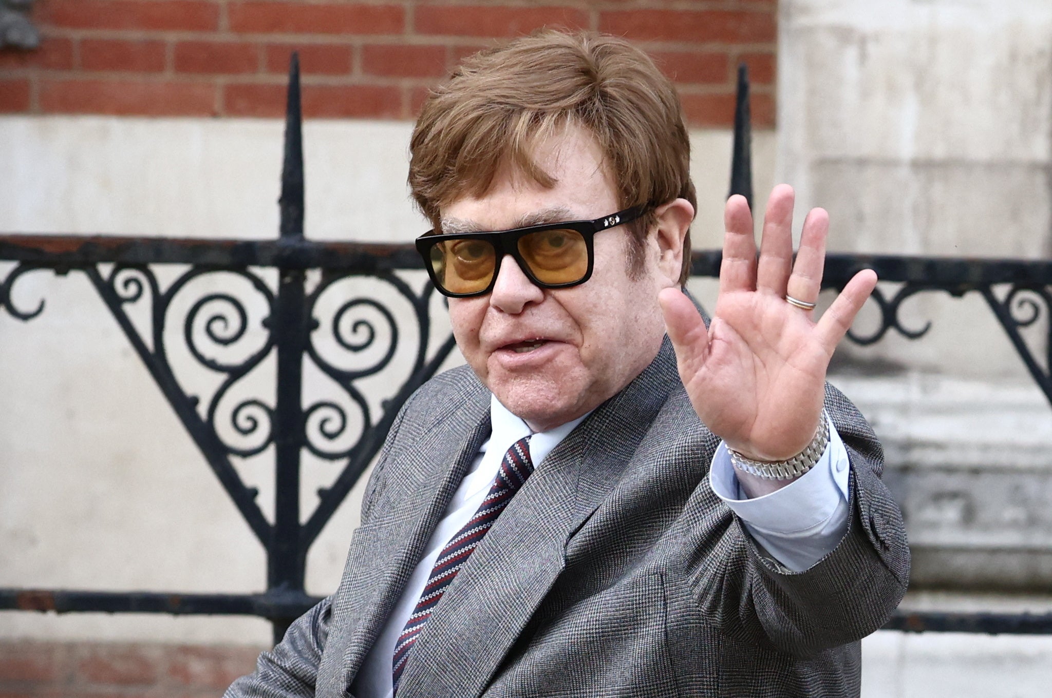 <p>Elton John is part of the group bringing claims against Associated News  </p>