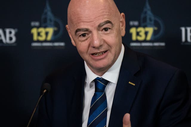 The plans of FIFA and its president Gianni Infantino for an expanded Club World Cup have received the backing of European clubs (Aaron Chown/PA)