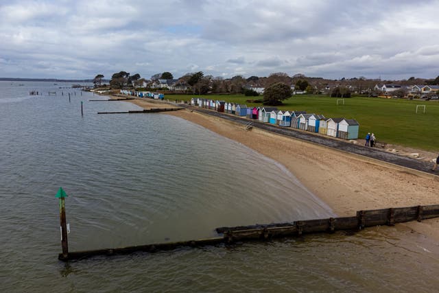 The Poole Harbour area, as seen from Hamworthy Park beach, Dorset (Ben Birchall/PA)