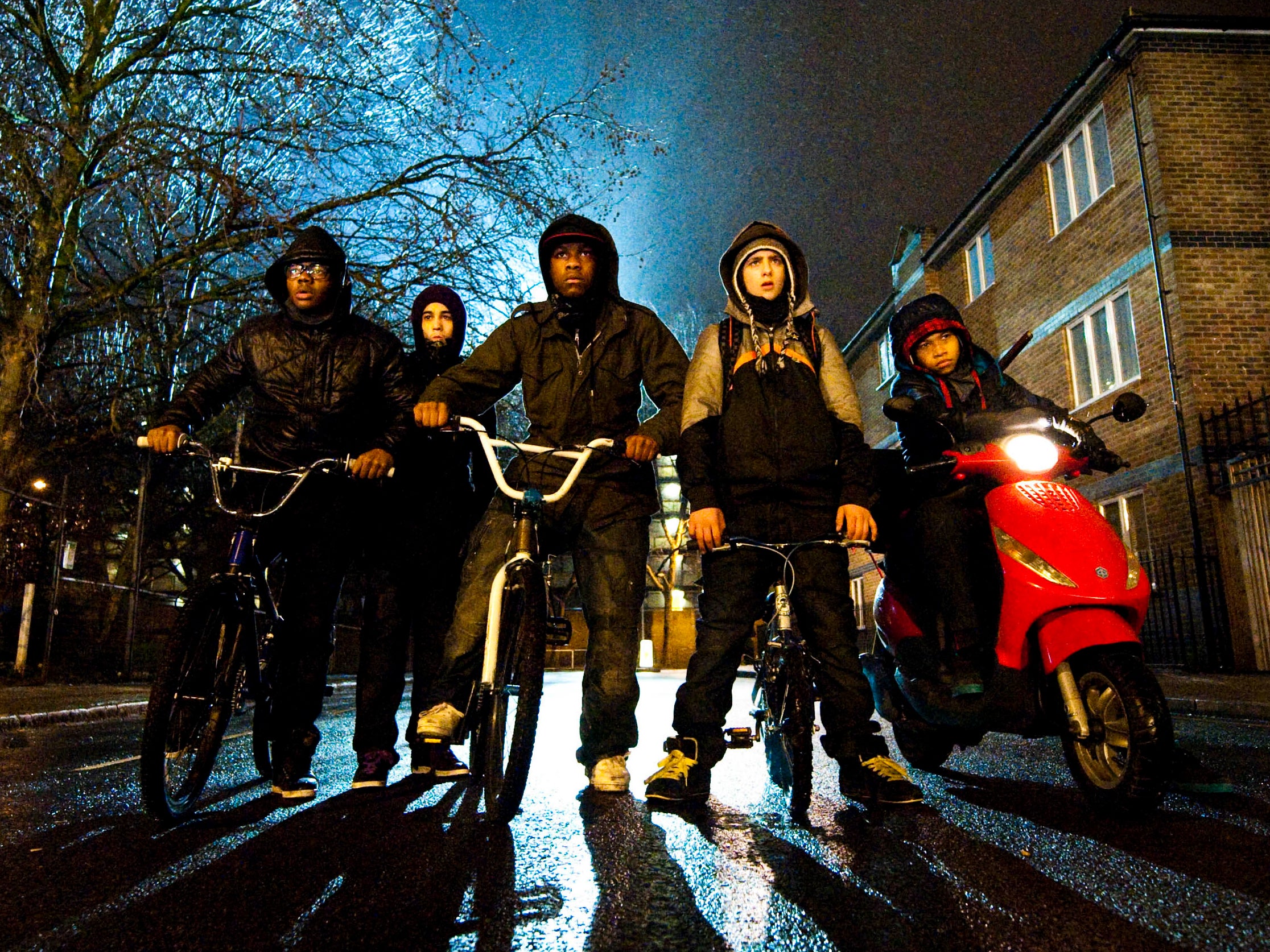 Problem child: Boyega (center) in ‘Attack the Block’