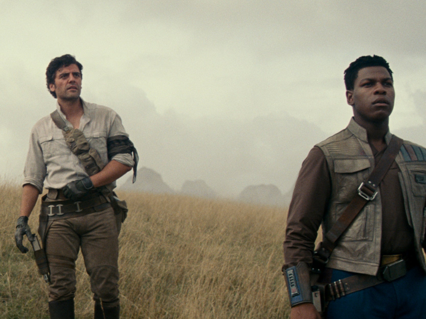 Oscar Isaac and Boyega in 'Star Wars: The Rise of Skywalker’