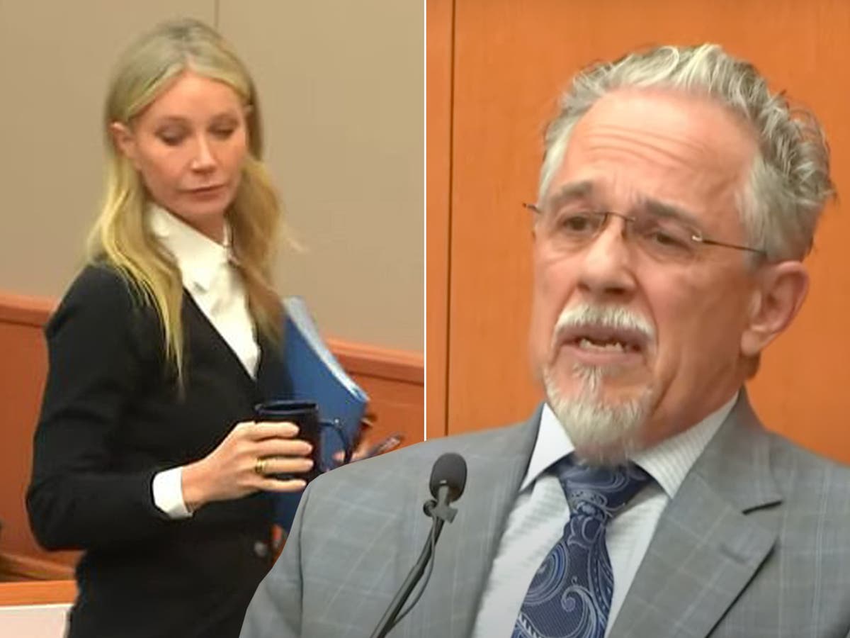 Gwyneth Paltrow ski accident trial – live: Terry Sanderson ‘didn’t think’ crashing with Goop mogul was cool