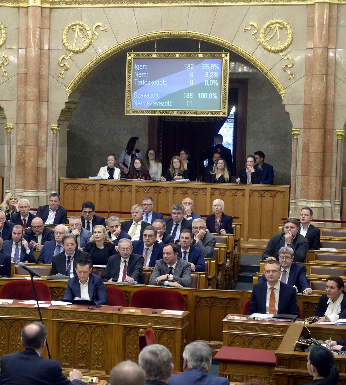 Hungarian parliament approves Finland’s bid to join NATO