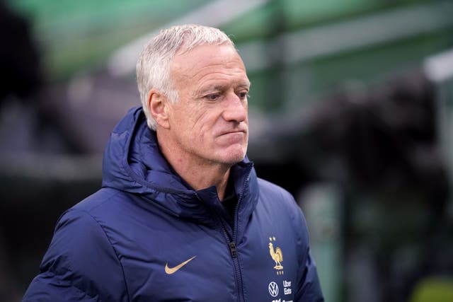 Didier Deschamps hailed his goalkeeper after France’s win (Niall Carson/PA)