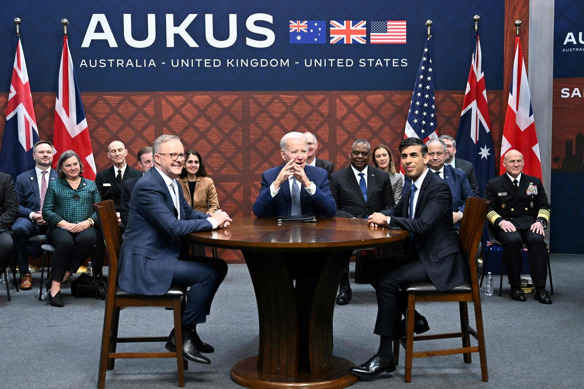 Trump to review Aukus nuclear submarine pact with Australia and UK