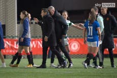 The moment Rangers coach headbutts Celtic rival and ‘calls him a little rat’