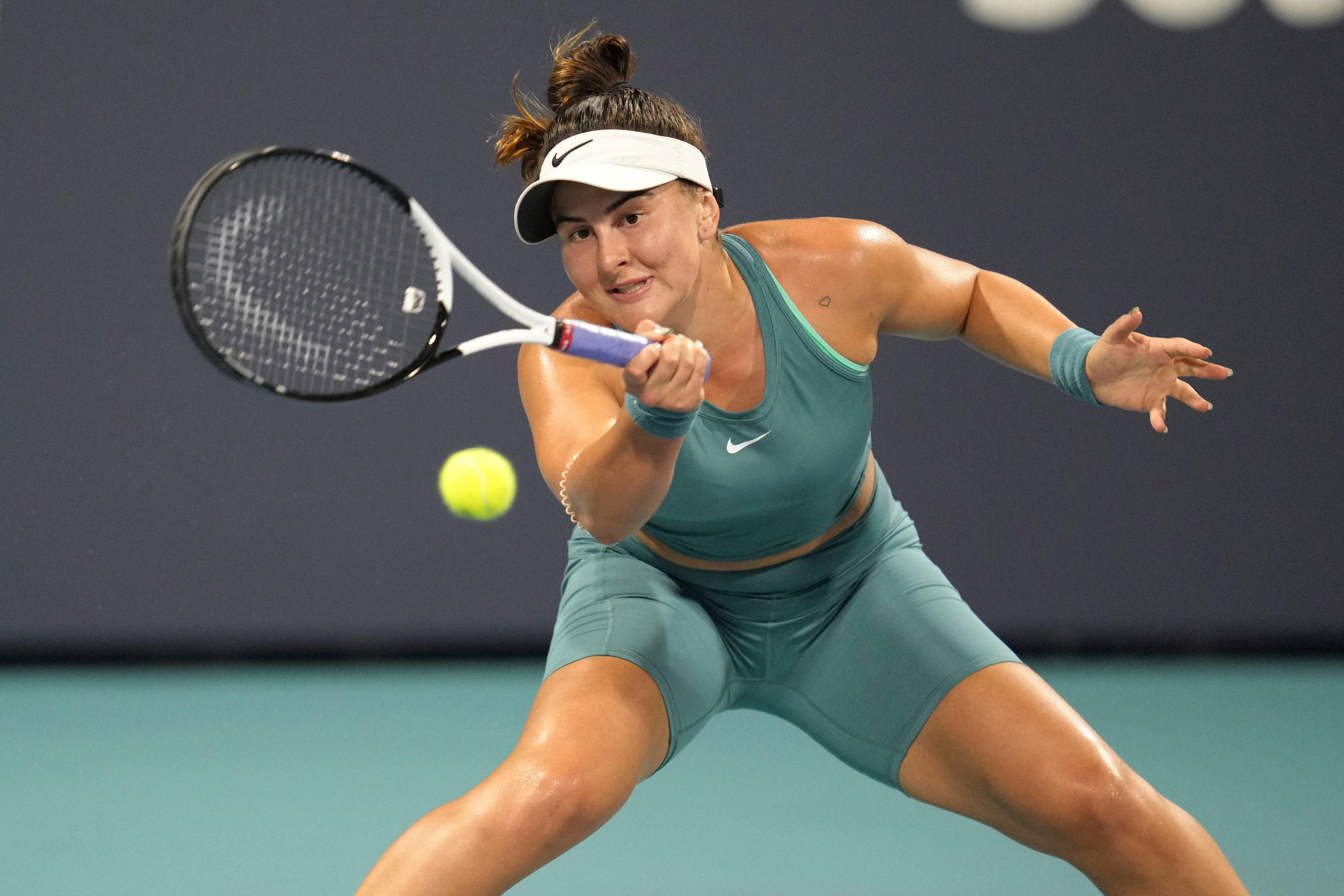 Bianca Andreescu leaves court in wheelchair after suffering ankle injury The Independent