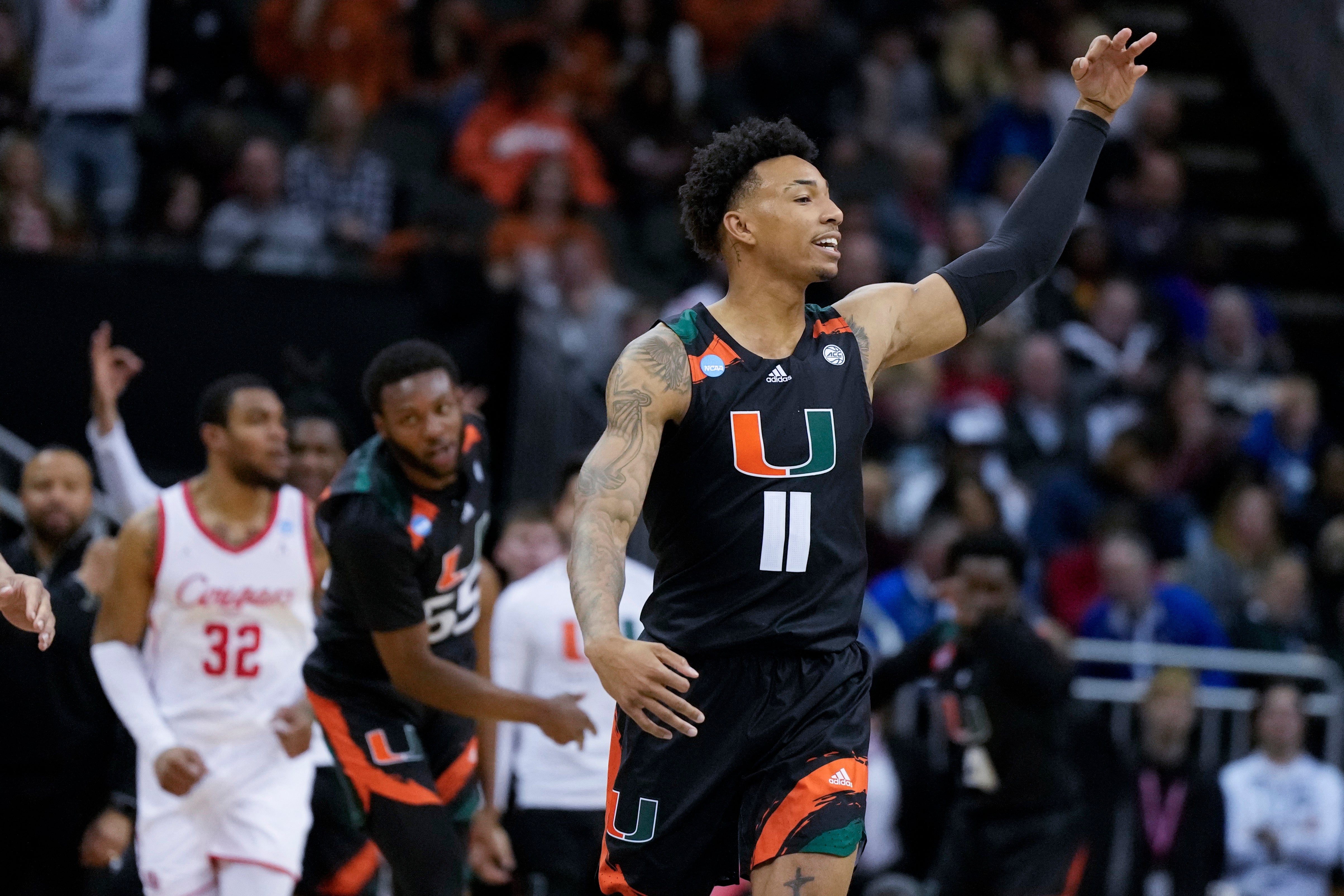 NCAA Miami Houston Basketball