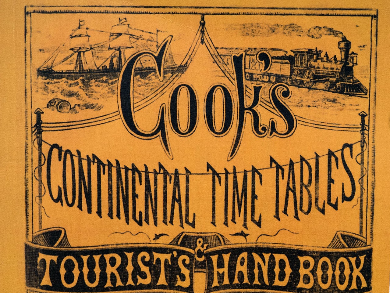 Backpackers’ Bible: the cover of the first edition of Cook’s Continental Time Tables