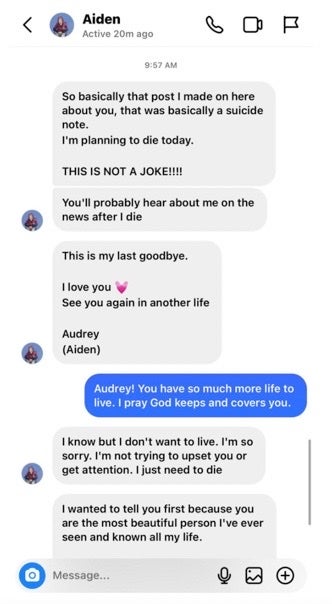 Audrey Hale’s friend says she received these messages minutes before the shooting