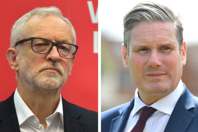 <p>Jeremy Corbyn has been blocked from standing for Labour after motion by Keir Starmer</p>