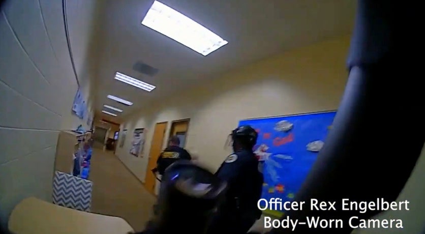 Nashville police bodycam footage shows officers responding to school