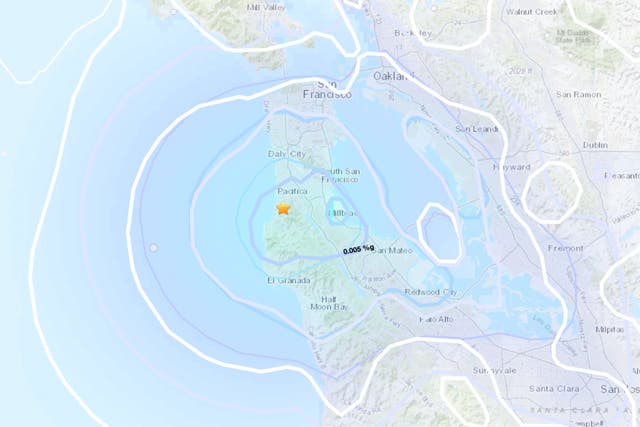 <p>One 3.5 earthquake, and two 2.6 quakes, struck the San Francisco area Tuesday morning </p>