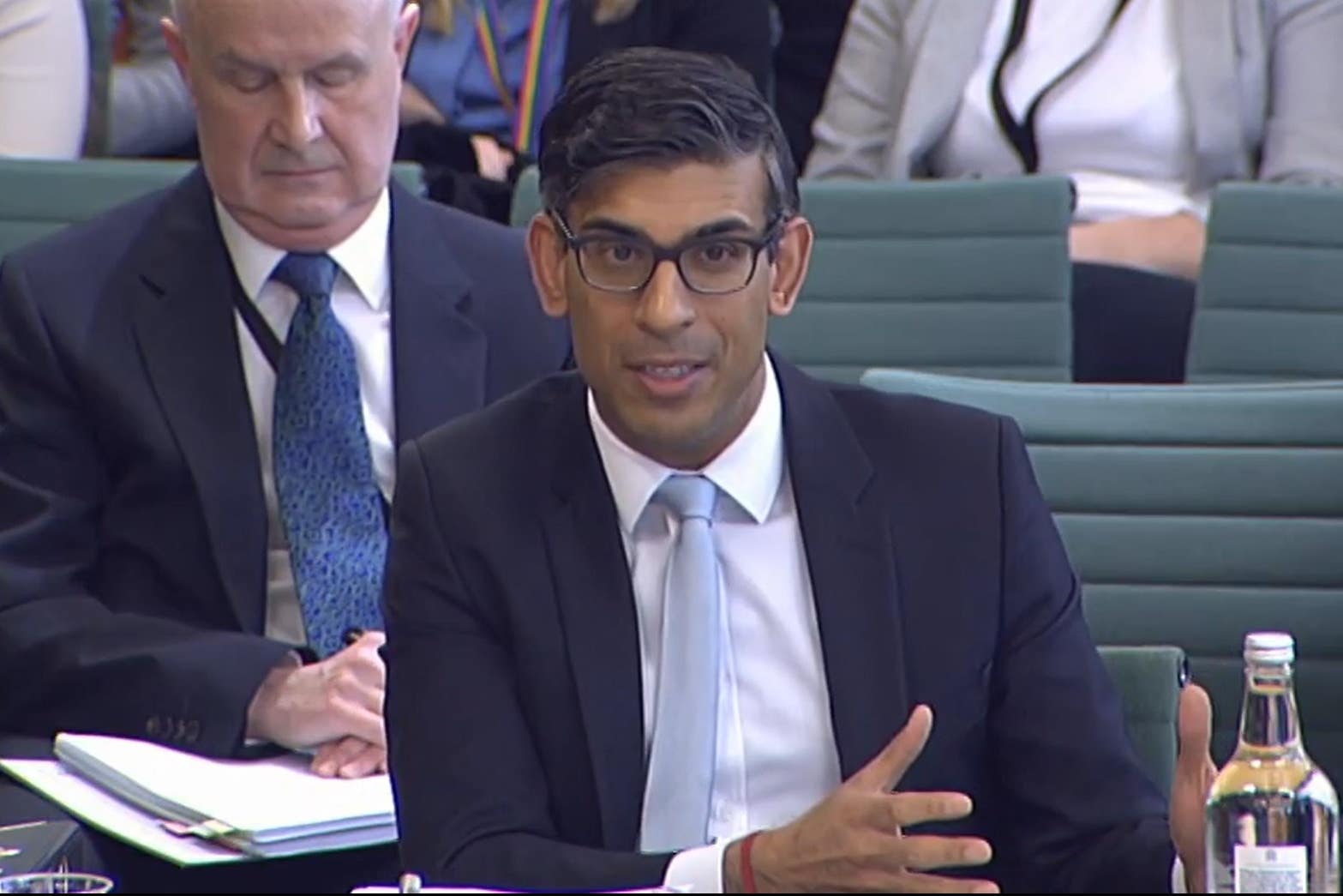 Prime Minister Rishi Sunak answering questions in front of the Liaison Select Committee (House of Commons/UK Parliament/PA)