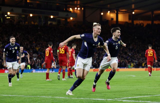 <p>Scott McTominay was Scotland’s hero with a match-winning double </p>
