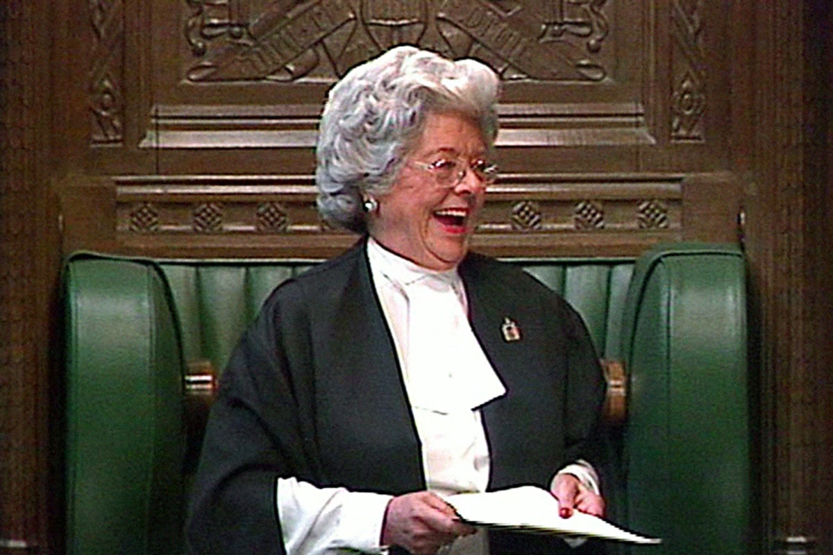 Mourners to gather for funeral of first female Commons speaker Betty Boothroyd