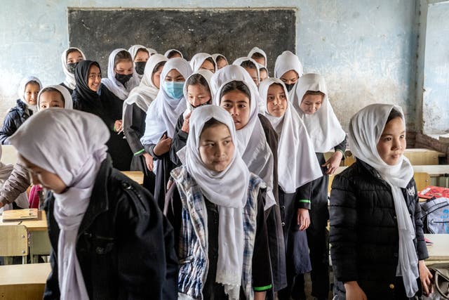 APTOPIX Afghanistan Schools