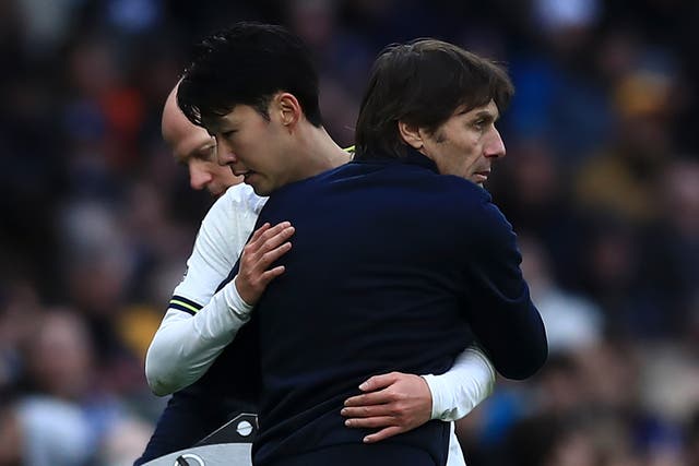 <p>Son Heung-min blames himself for Antonio Conte’s exit from Spurs </p>