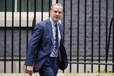 Dominic Raab defends being ‘forthright’ with staff but insists he is not a bully