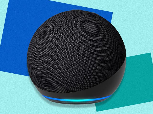 <p>The Echo dot is available in black, blue and white </p>