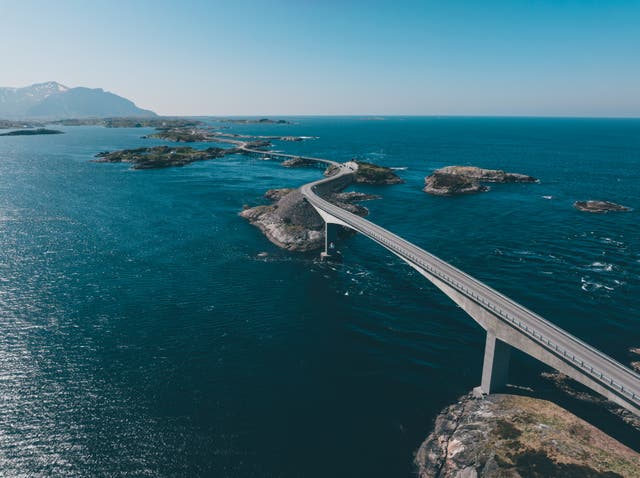 <p>Norway’s spectacular Atlantic Ocean Road is one of the backdrops in season four of Succession </p>