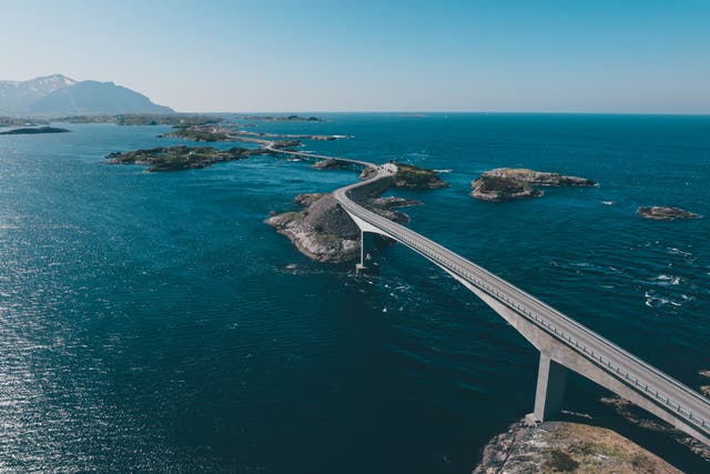 <p>Norway’s spectacular Atlantic Ocean Road is one of the backdrops in season four of Succession </p>
