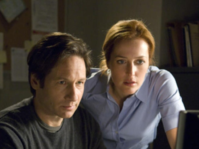 David Duchovny and Gillian Anderson in ‘The X-Files’
