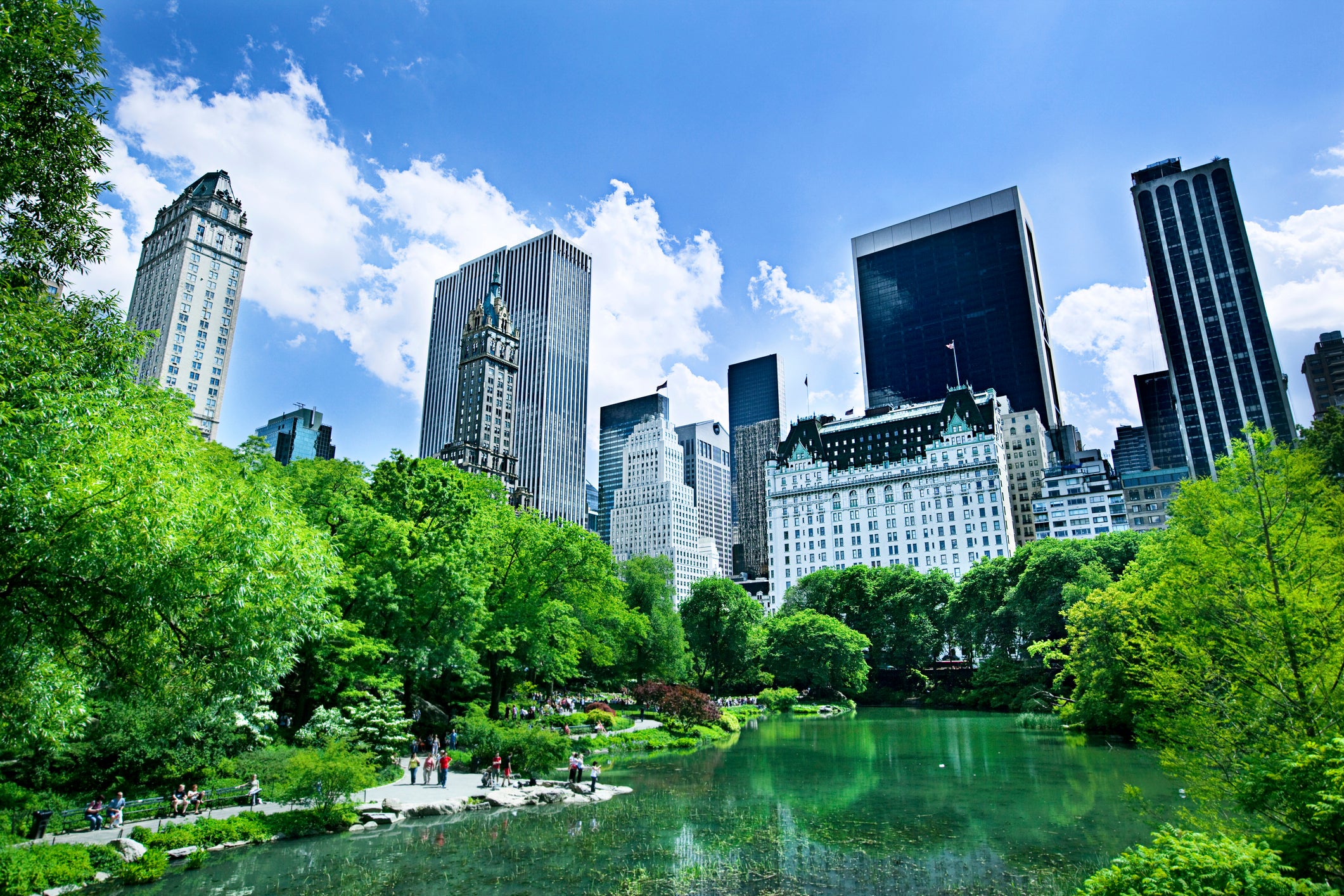 The Plaza Hotel overlooks New York’s Central Park