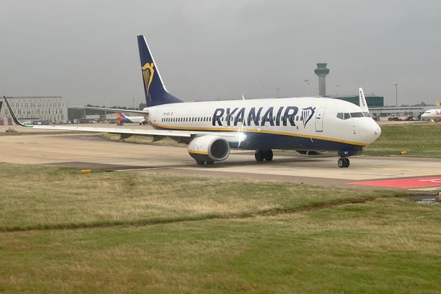<p>Going south? Ryanair flights from its main base at London Stansted are subject to delays and cancellations due to striking French air-traffic controllers</p>