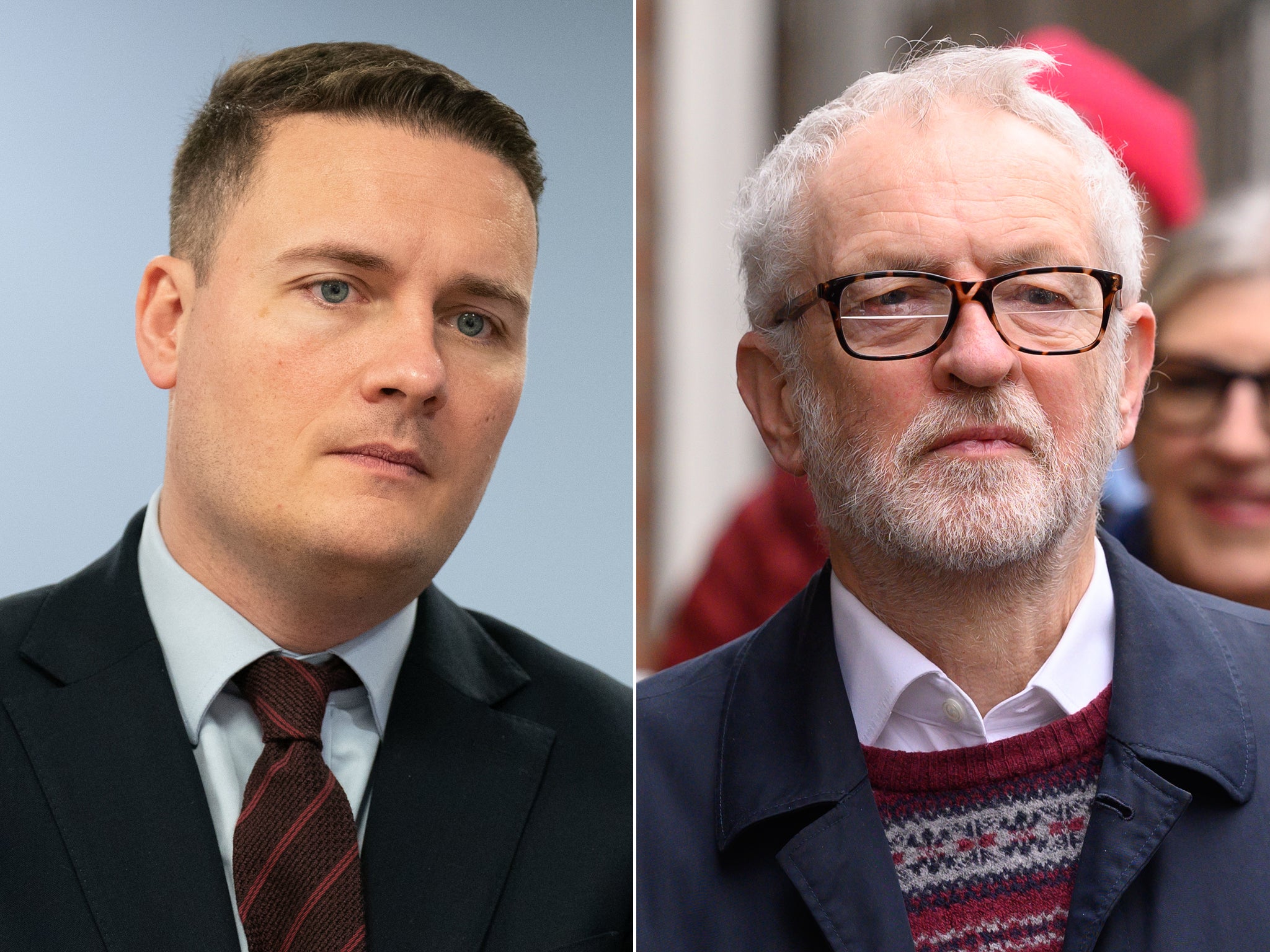 Shadow health secretary Wes Streeting had little sympathy with former Labour leader Jeremy Corbyn