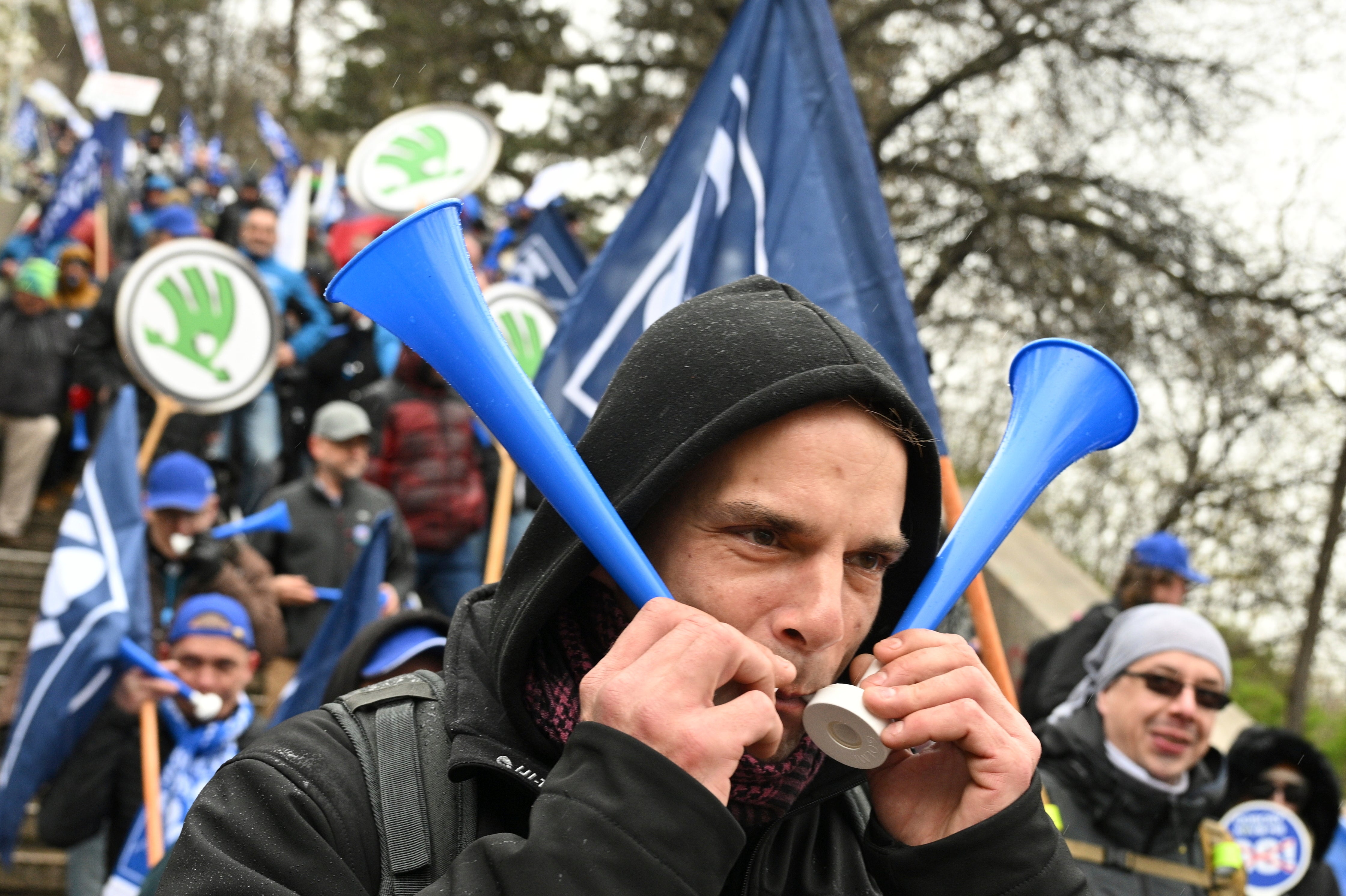 Czech Pension Protest