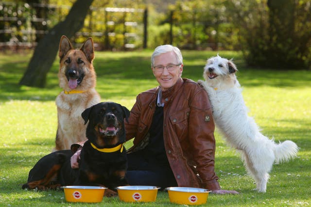 <p>Paul O’Grady was hailed as a ‘genuine animal lover’ by Battersea Dogs and Cats Home (Geoff Caddick/PA)</p>