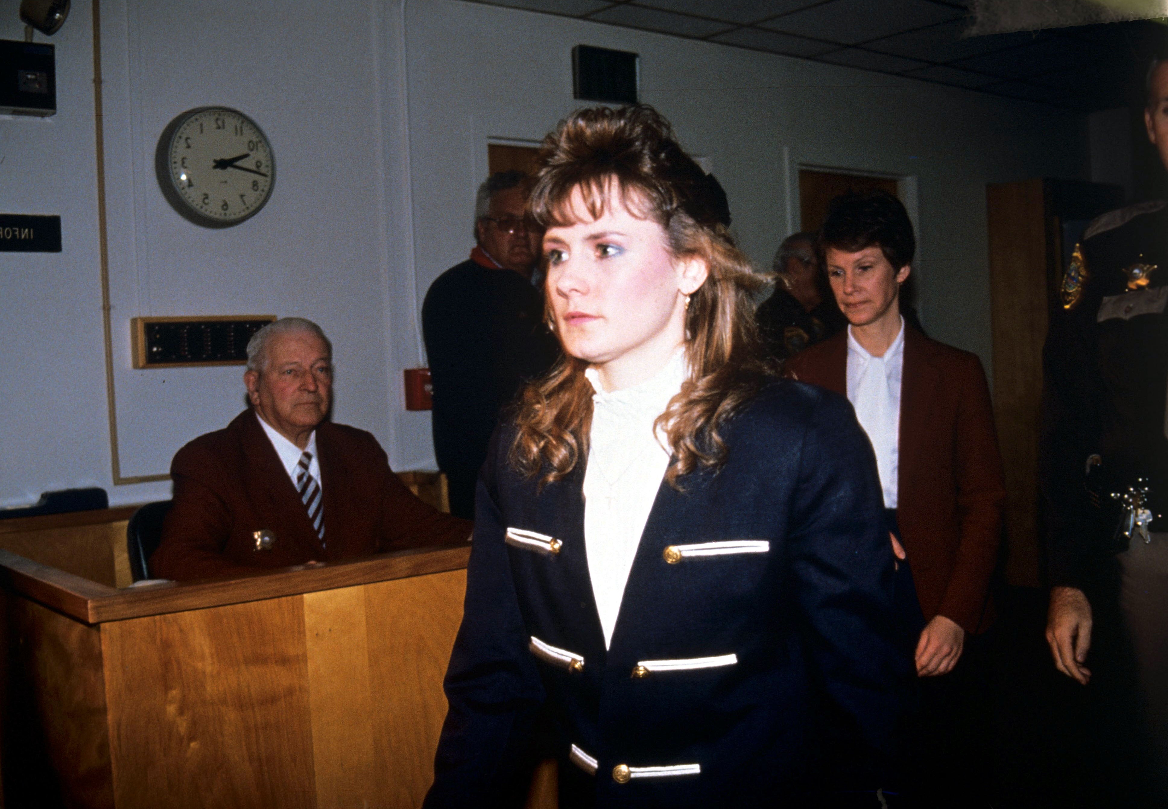 Pamela Smart in the courtroom during her trial, in 1991