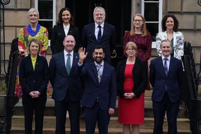 The new Scottish Cabinet was revealed on Wednesday (Andrew Milligan/PA)