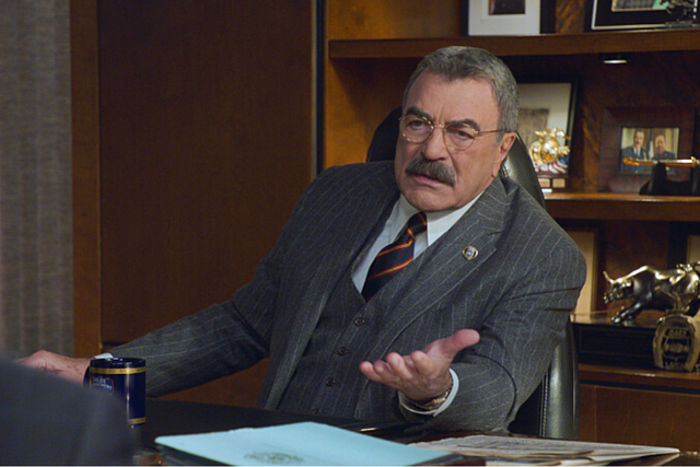 <p>Tom Selleck in ‘Blue Bloods’</p>