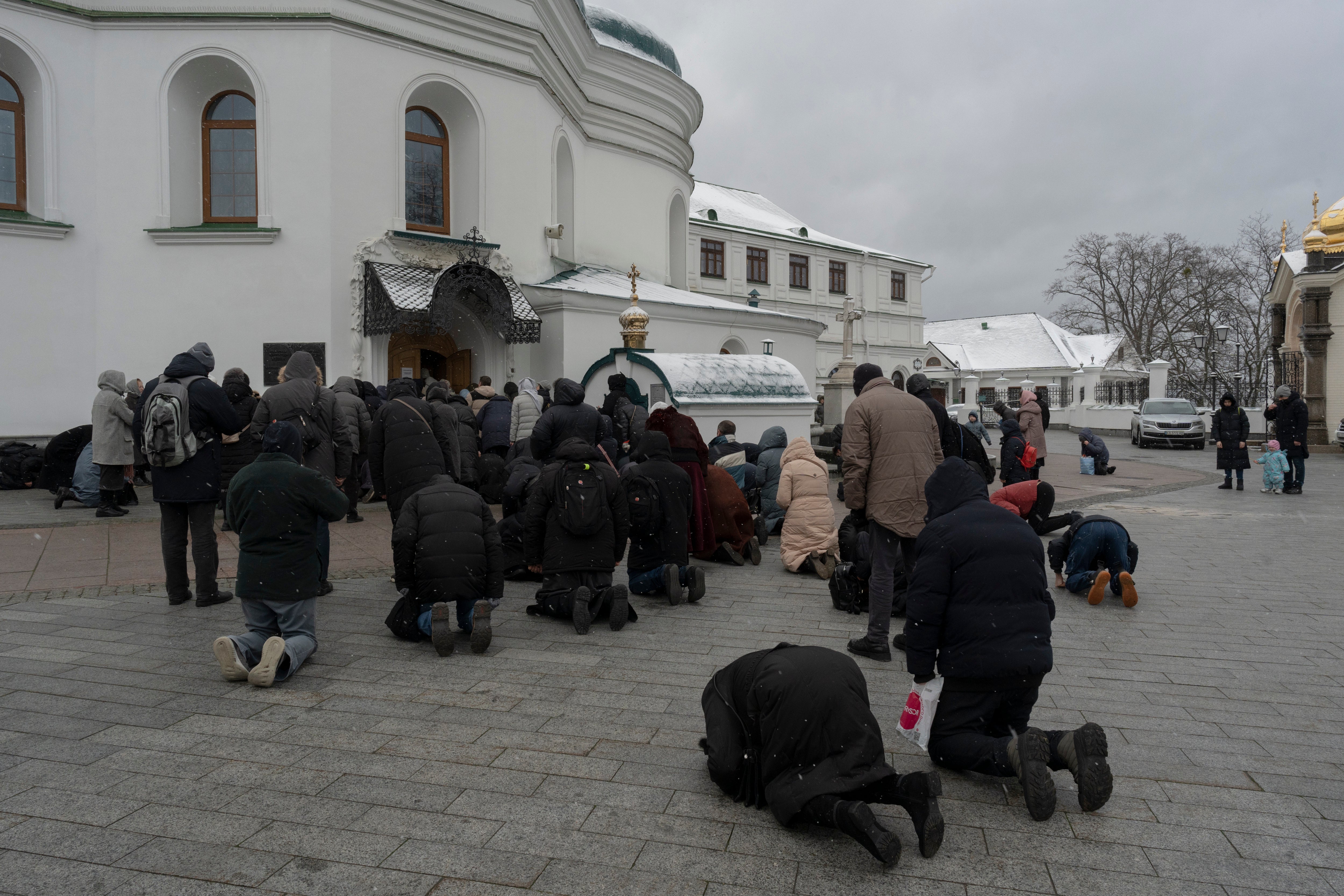 Russia Ukraine War Monastery