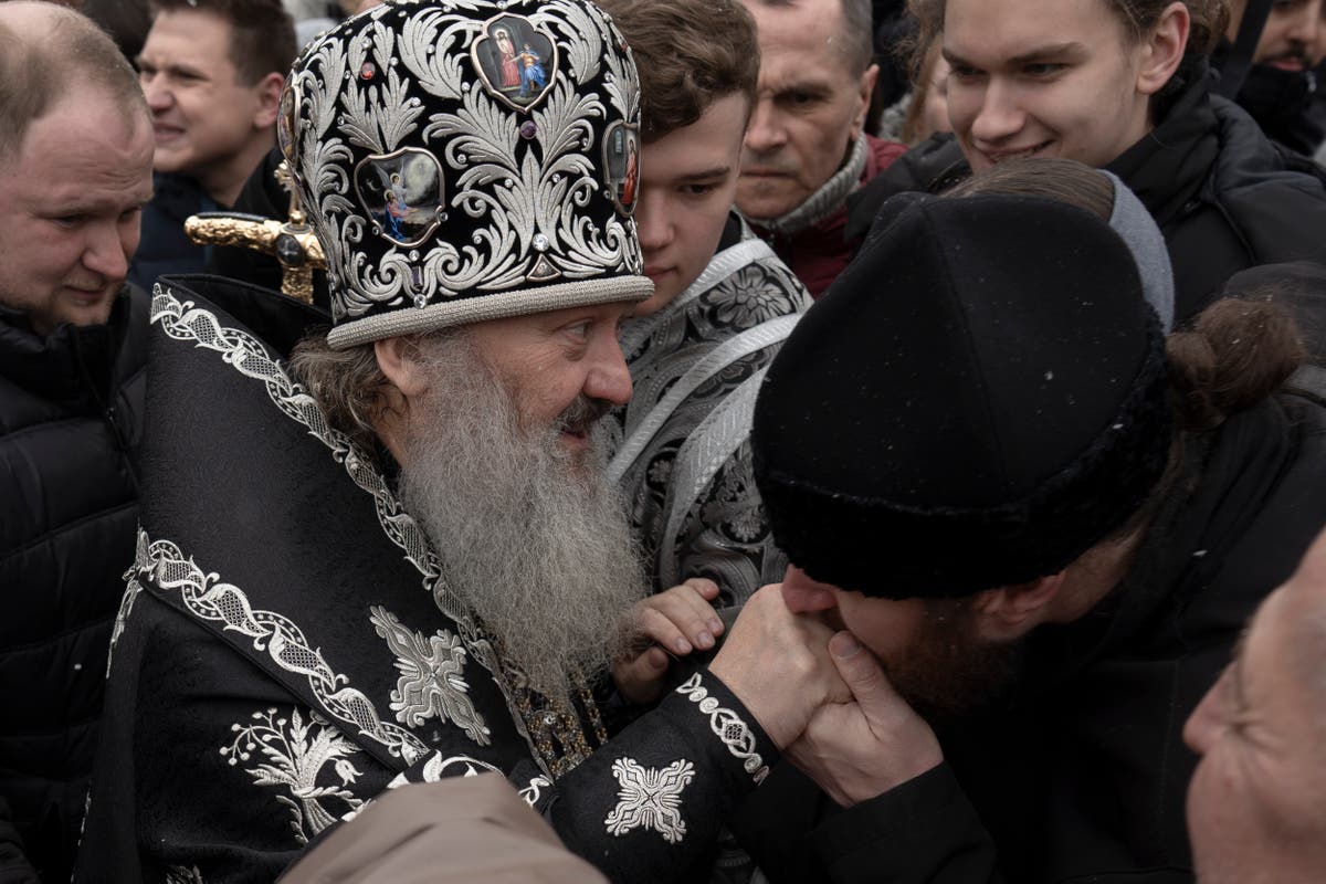Ukrainian cleric in court amid dispute over Kyiv monastery