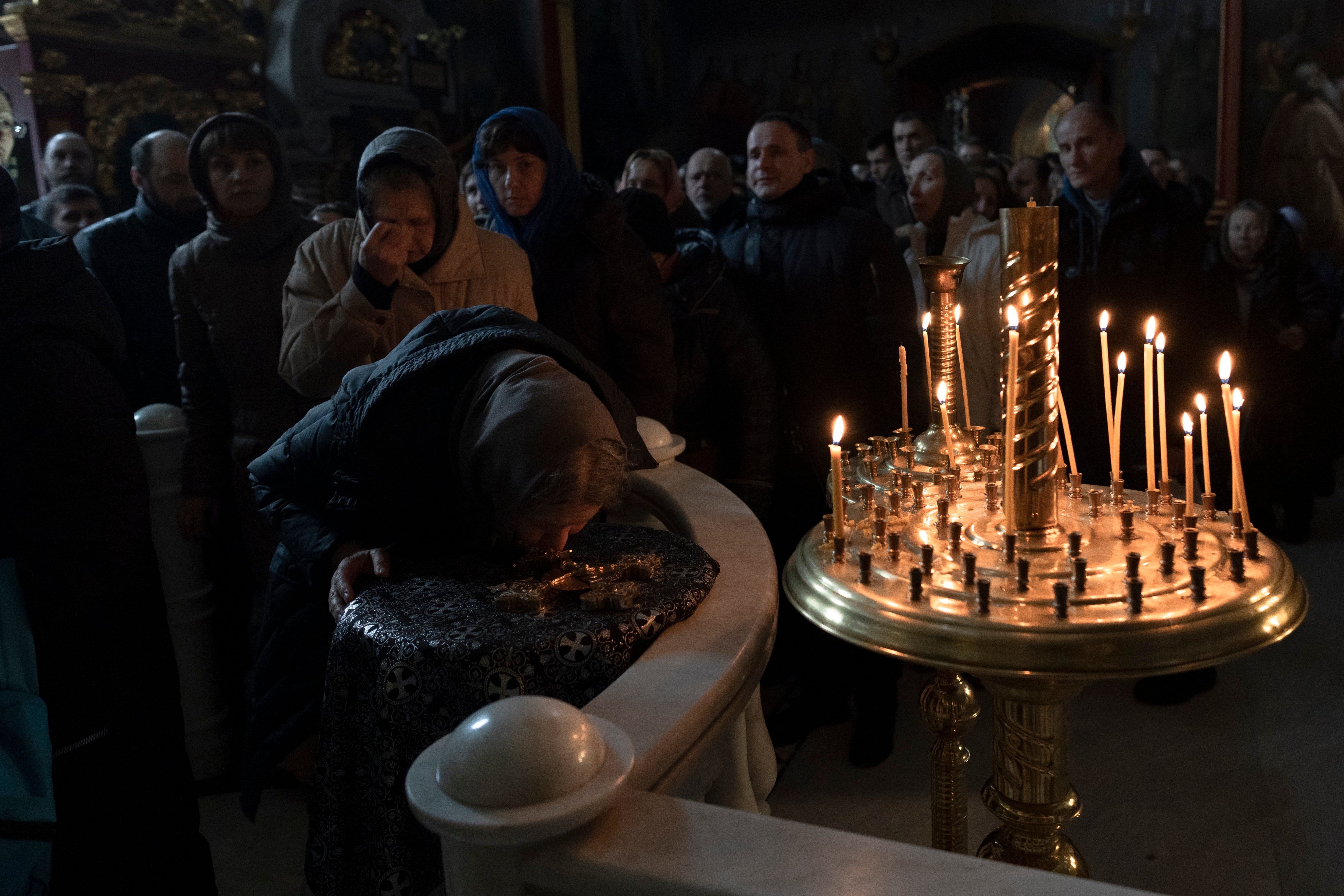 Russia Ukraine War Monastery