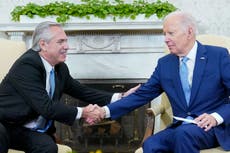 Fernández, Biden hold talks amid Argentina's economic strain