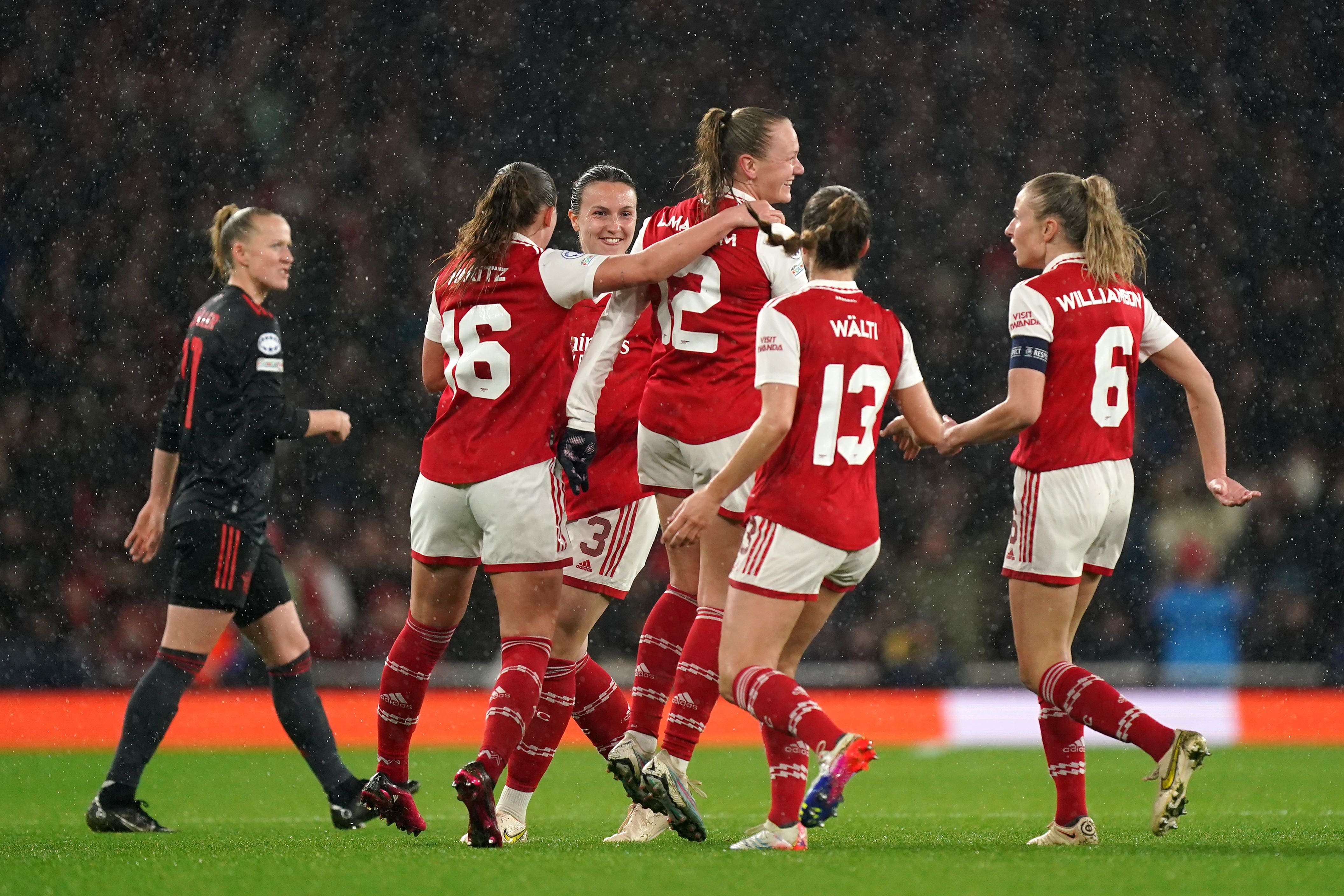 Arsenal take on Wolfsburg in the Women’s Champions League semi-finals