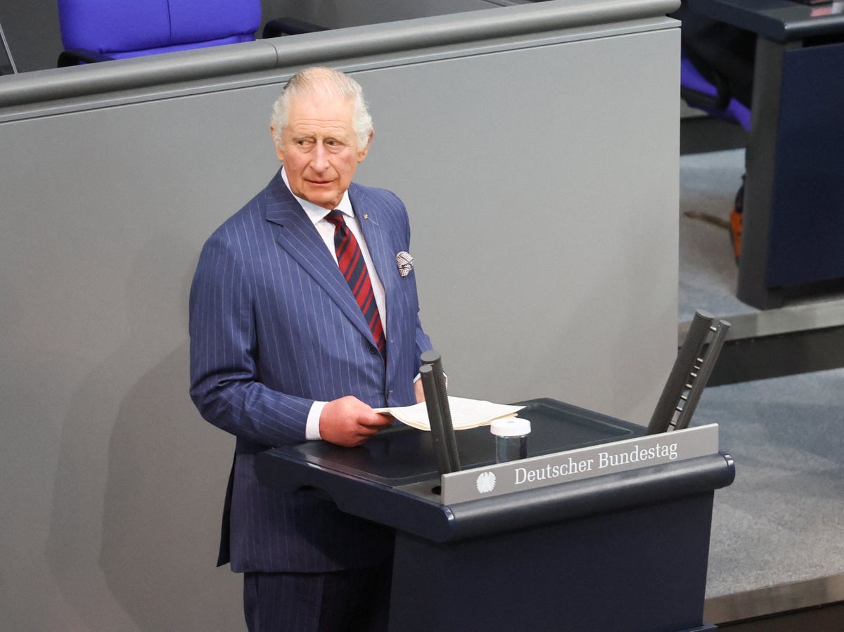 King Charles makes historic address to Bundestag parliament in fluent German