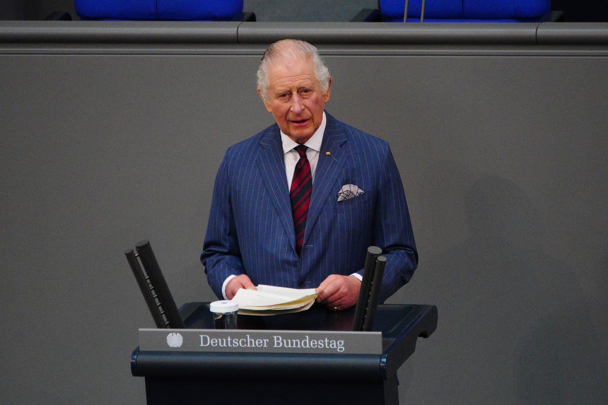 King hails ‘special bond’ between UK and Germany in address to Bundestag