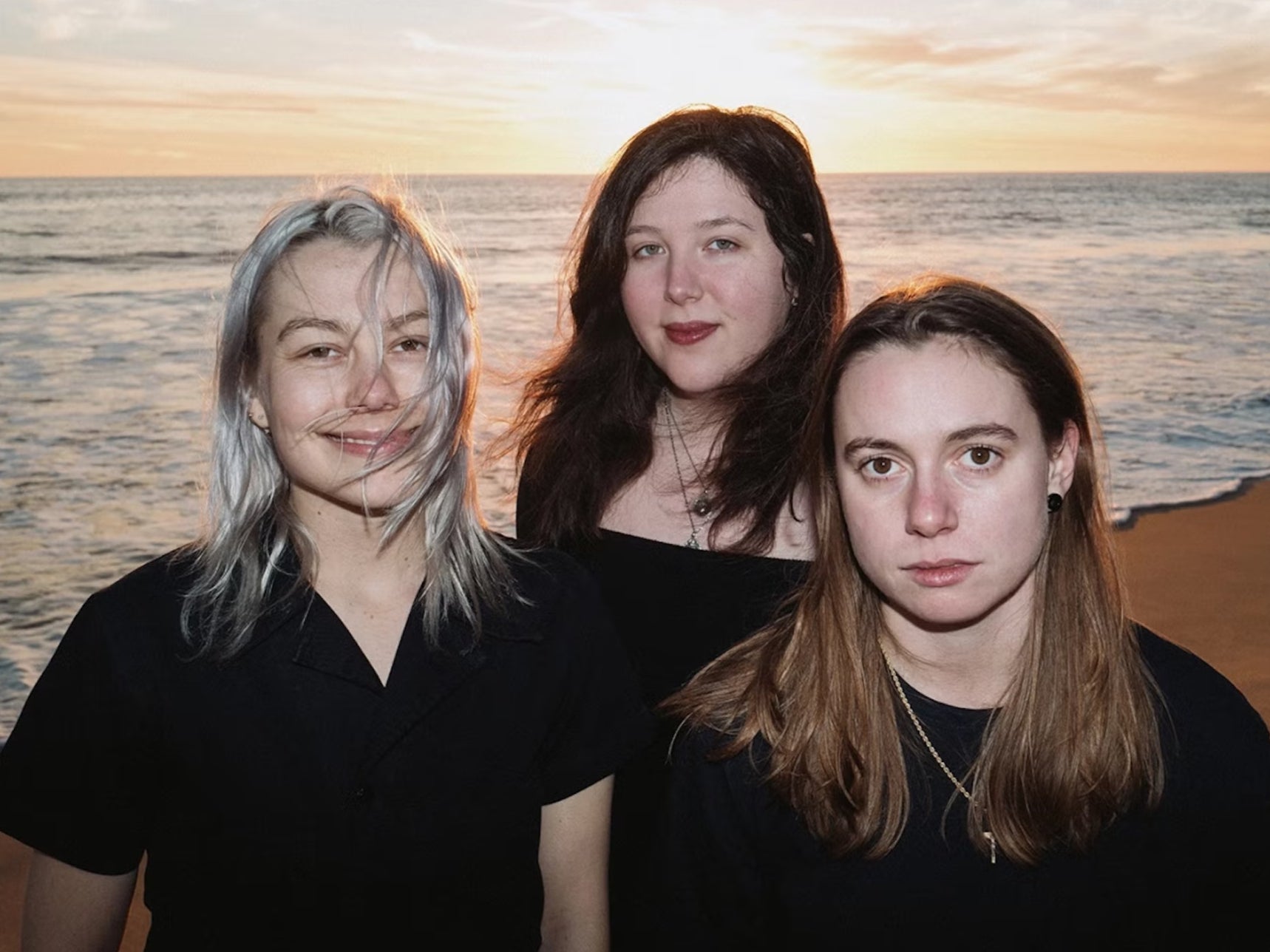 From left to right: Phoebe Bridgers, Lucy Dacus, Julien Baker