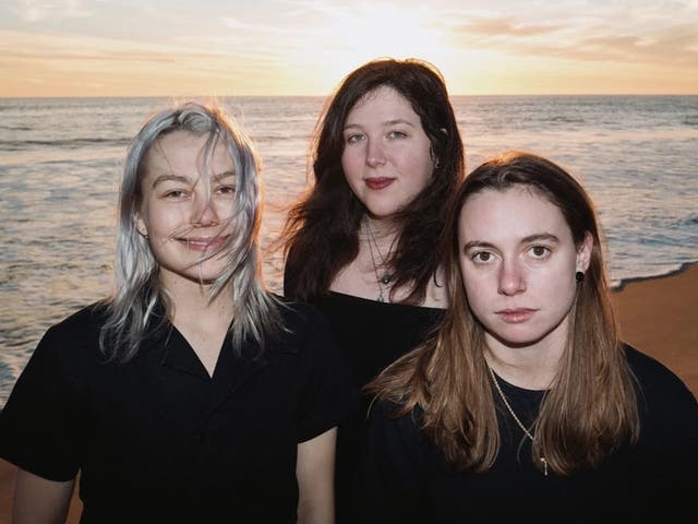 <p>From left to right: Phoebe Bridgers, Lucy Dacus, Julien Baker </p>