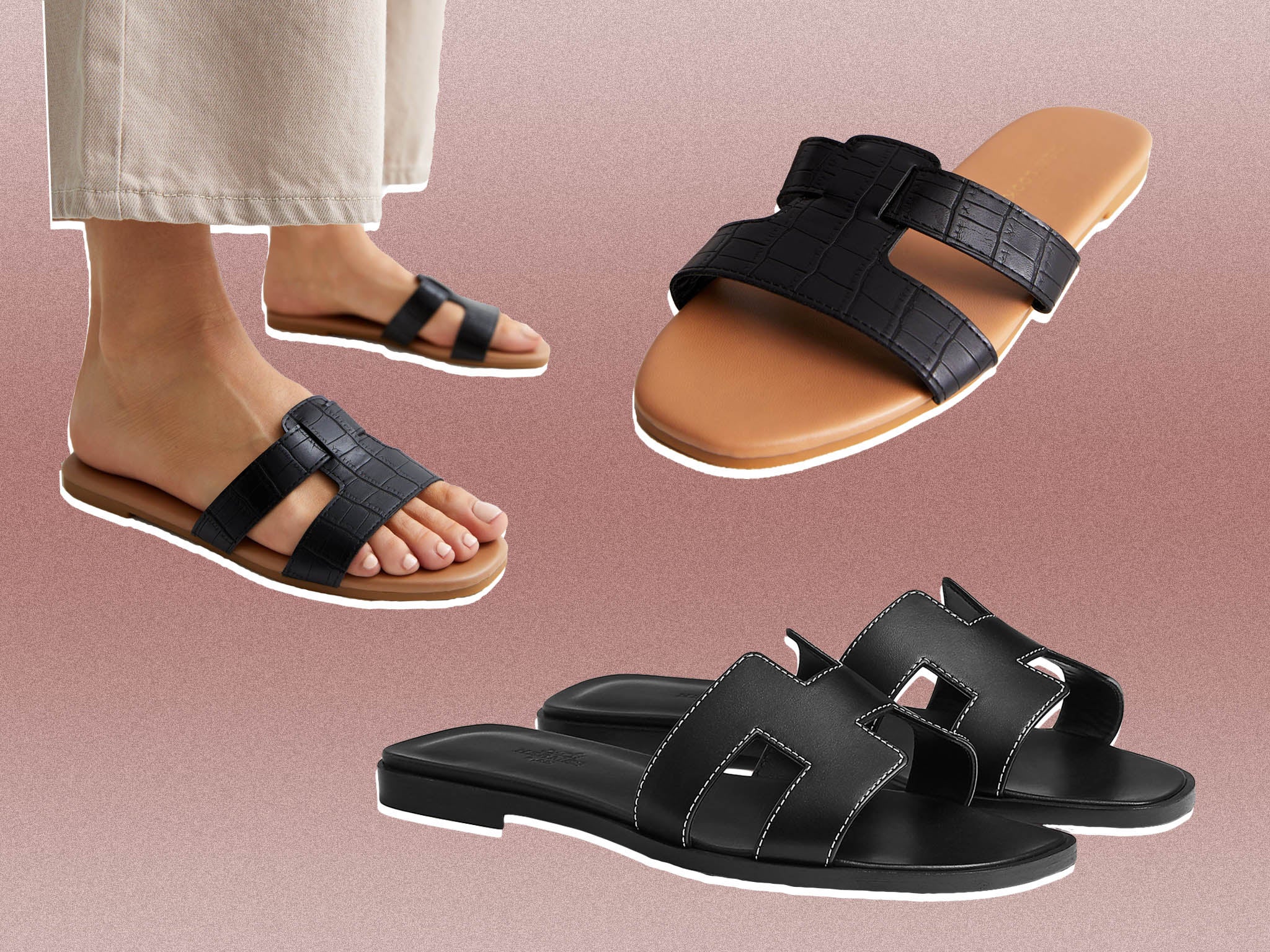 kimplante Mængde af Daisy Hermes oran sandals: Shop New Look's £13 designer dupe | The Independent