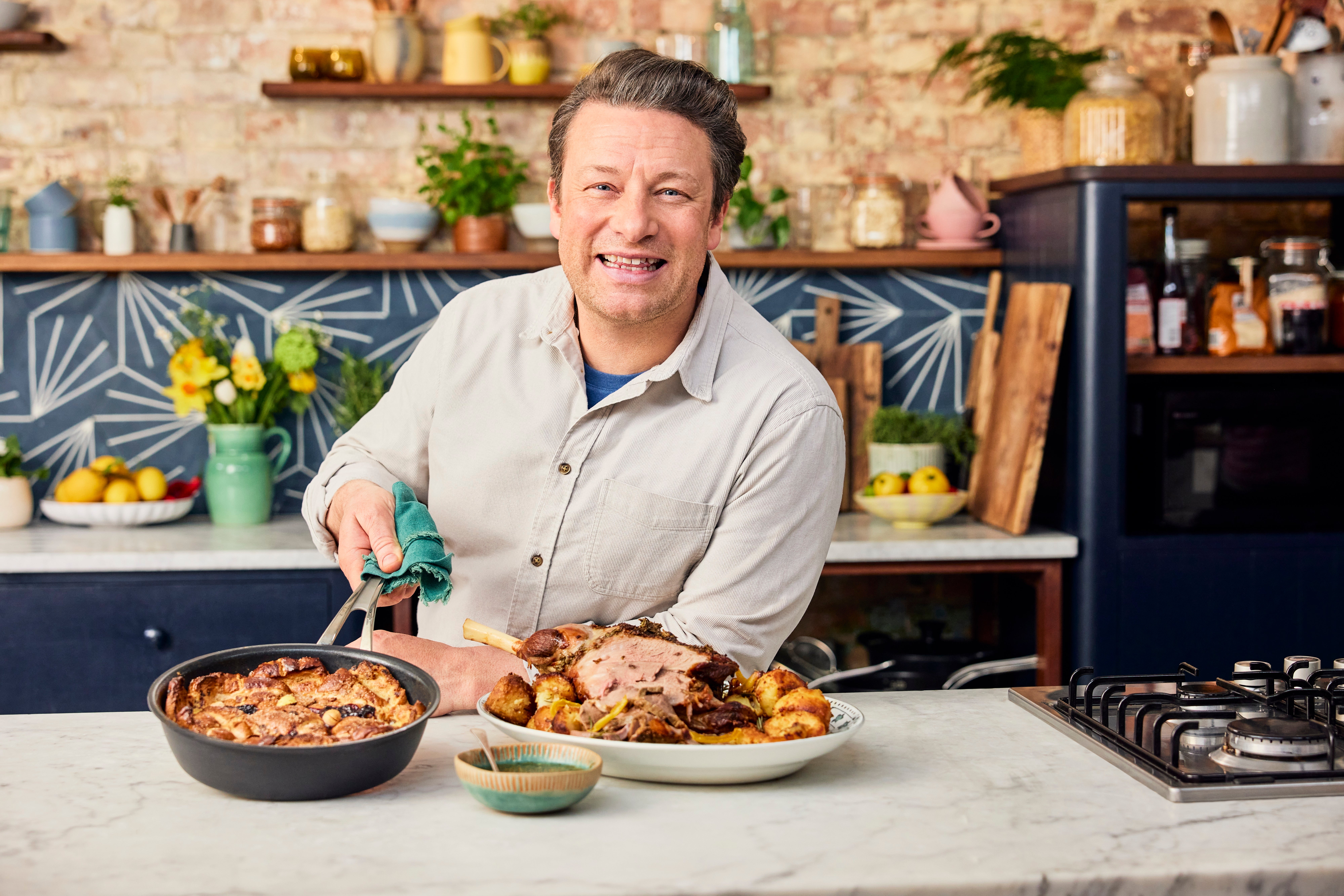 Jamie Oliver has partnered with Tesco to create some fuss-free Easter recipes you can serve up at any occasion